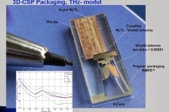 CMOS Chip with NLTL and Vivaldi antenna